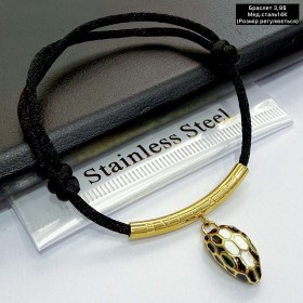 Браслет мед.сталь14К 10437 (Розмір регулюється)